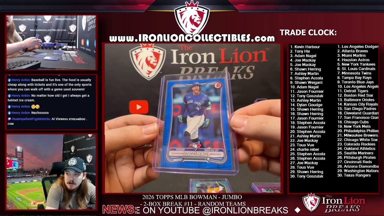 2026 Topps MLB Bowman - JUMBO - 2-Box Break #11 - Random Teams 