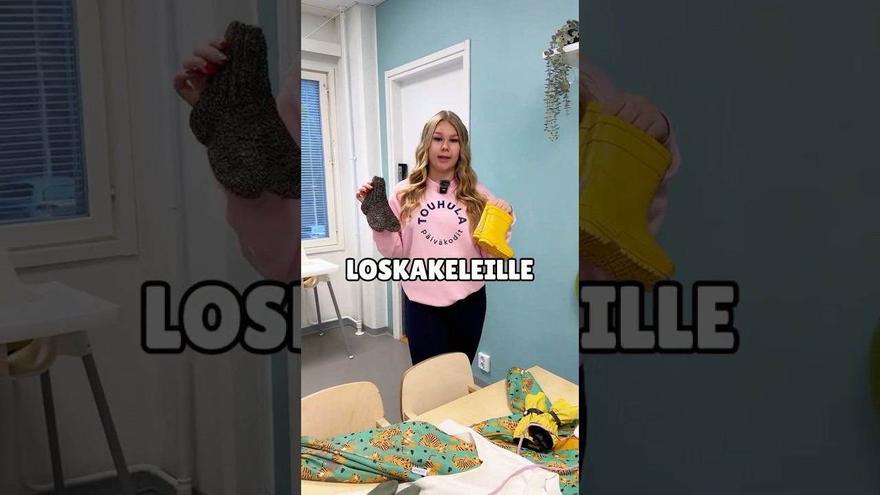 Mitä vaatteita lapset tarvitsevat loskakeleillä?