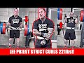 Lee Priest Strict Curls 221lbs - Can he BREAK the Record?