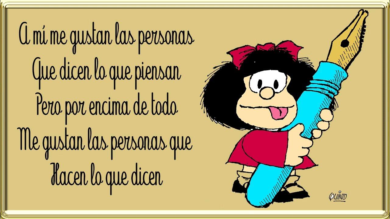 Las 20 Mejores FRASES Celebres de MAFALDA - YouTube