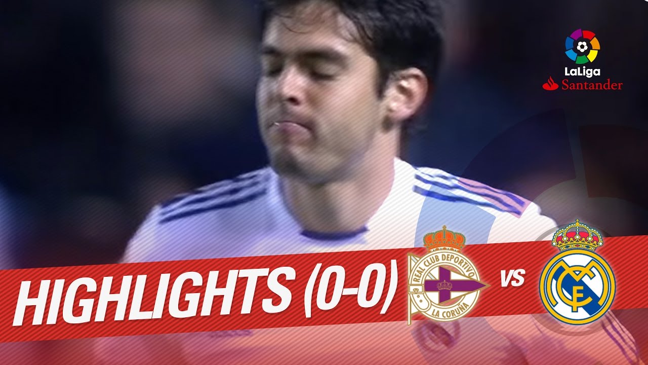 Resumen de Deportivo de la Coruña vs Real Madrid (0-0) 2010/2011