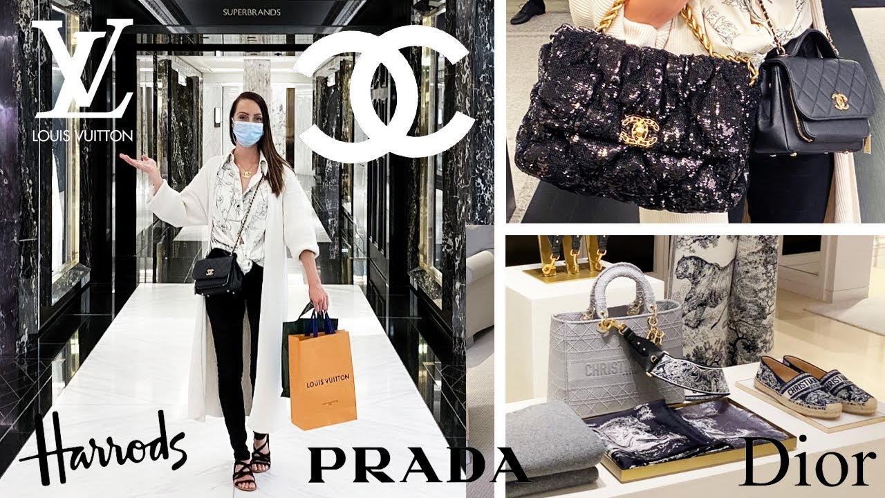 LONDON LUXURY SHOPPING VLOG 2023 🇬🇧 Harrods, Chanel, Dior, Louis Vuitton,  Celine, YSL & More 