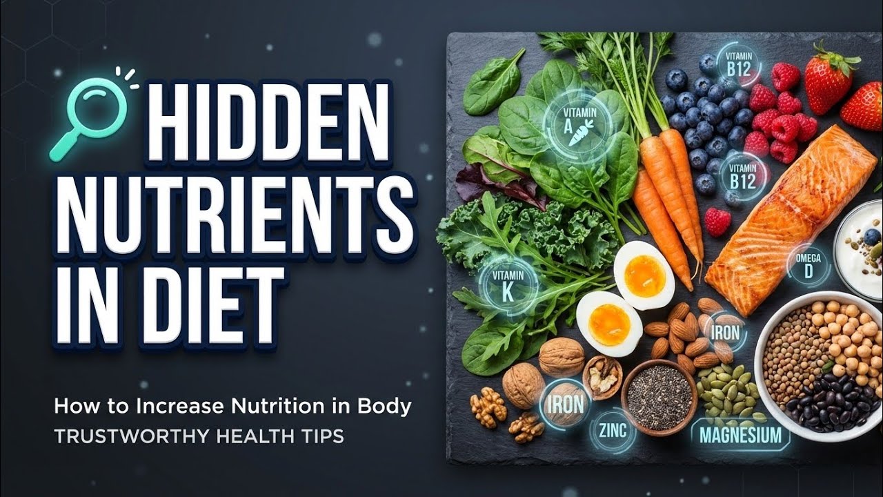 Hidden Nutrients in Your Diet | Improve Body Nutrition Naturally 