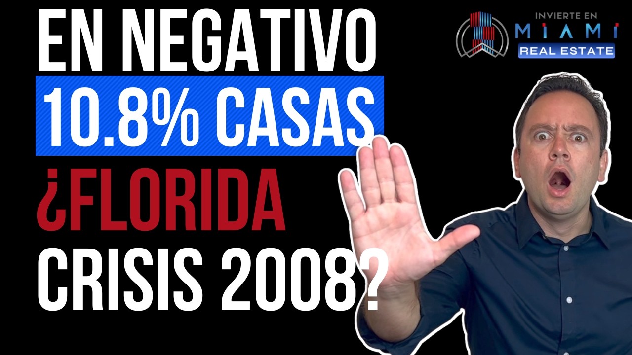 ¡Alarma! 10.8% de Hipotecas Negativas en Florida | Datos Oficiales 2026