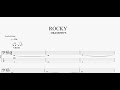 ROCKY 【OKAMOTO'S】 ベースtab譜