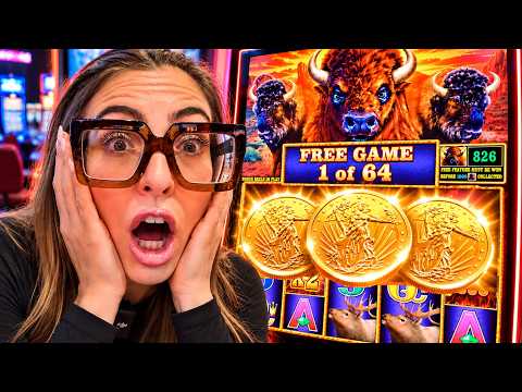 THE MOST MONEY I'VE EVER WON On Buffalo At The World's LARGEST Casino!