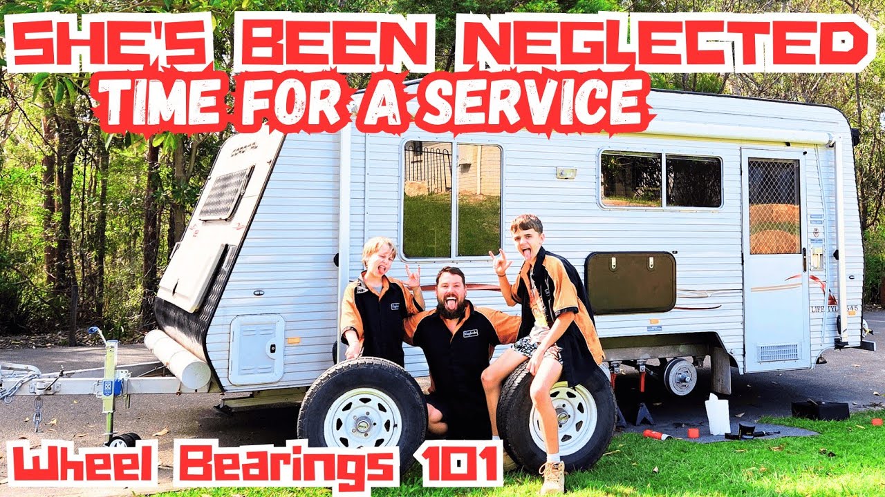 How To REPACK Your CARAVAN WHEEL BEARINGS - Step By Step - IT'S MESSY ...