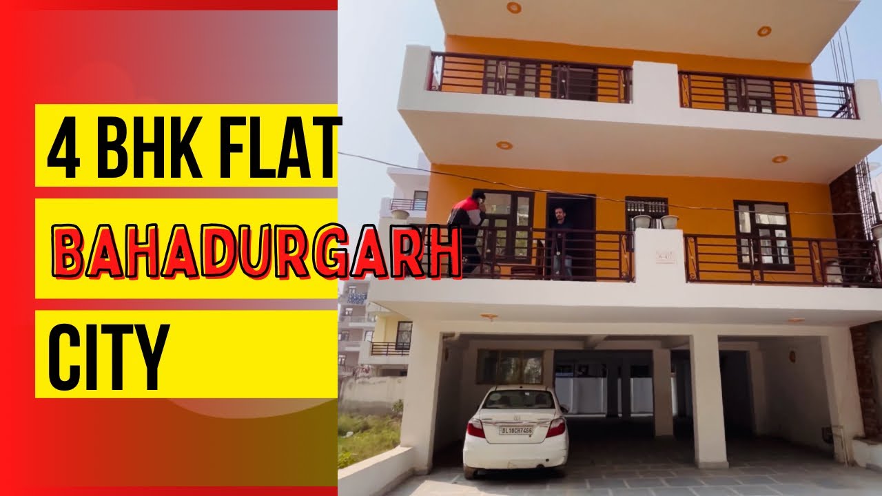 4bhk flat for sale in Bahadurgarh city near metro on delhi rohtak