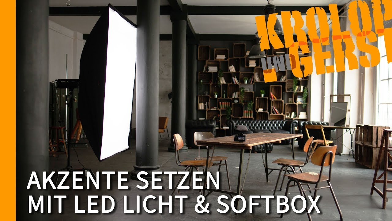 Fotografieren Mit Led Licht Und Softbox Fotografieren Lernen Mit Krolop Gerst Youtube