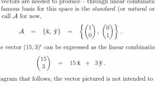 Linear Algebra, Part 1: Vector Spaces