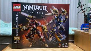LEGO NINJAGO 71870 Twin Titan Mechs LEGENDS DUSKFALL EARLY REVIEW