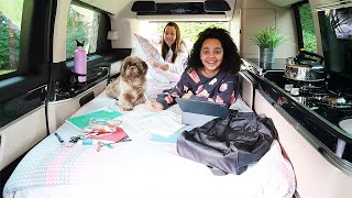 LIVING IN A VAN Because Our House Is Haunted | Family Van Life