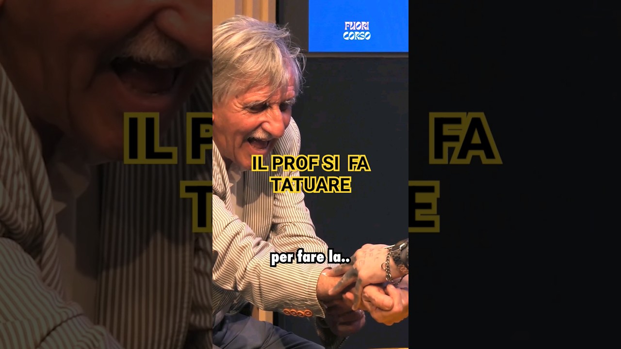 Il Prof Giorgio si è fatto tatuare da 