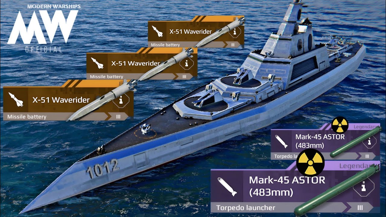 USS Massachusetts - Most deadliest & most suitable build🔥- Modern Warships