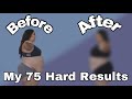 SHOCKING 75 HARD RESULTS | WEIGHT LOSS JOURNEY | JOURNEY TO LOSE 180 POUNDS