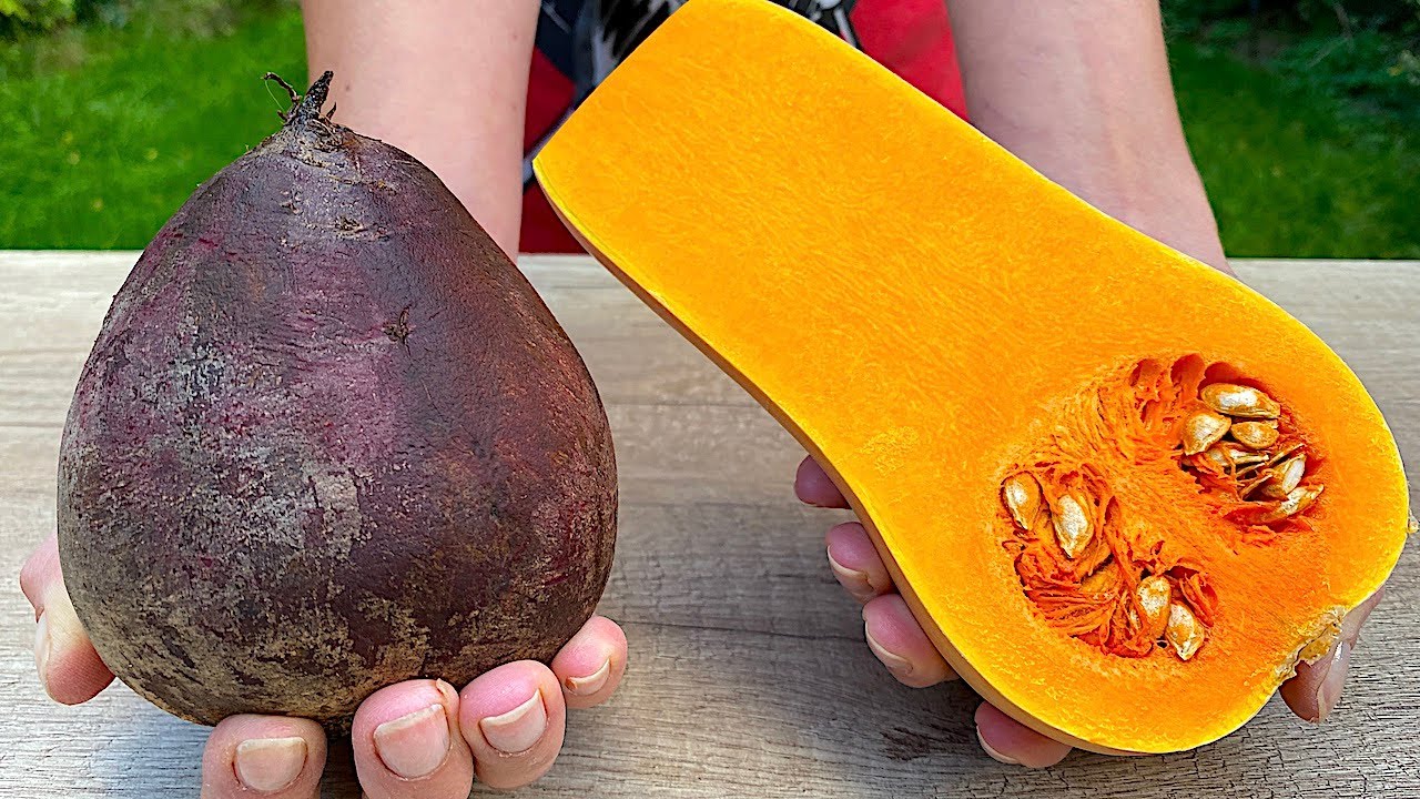 Nigdy nie jadłam tak pysznych buraków i dyni! Pyszny przepis na sałatkę!