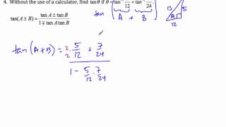 IB Math HL - Solving Trigonometric Equations 5 - Compound Angle