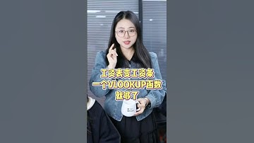 工资表变工资条，一个VLOOKUP函数就够了 #函数 #工资表 #办公技巧 #wps