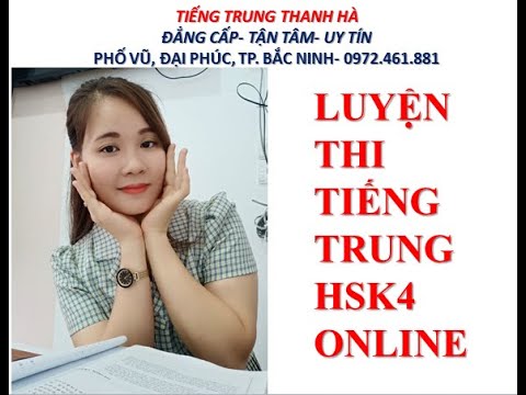 Video HSK4- ONLINE- BÀI 3- TỪ VỰNG+ NGỮ PHÁP+ BÀI KHÓA-... - youtube