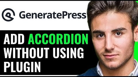 HOW TO ADD ACCORDION WITHOUT USING PLUGIN! (EASY STEPS)