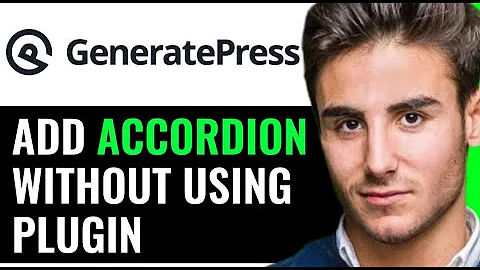 HOW TO ADD ACCORDION WITHOUT USING PLUGIN! (EASY STEPS)