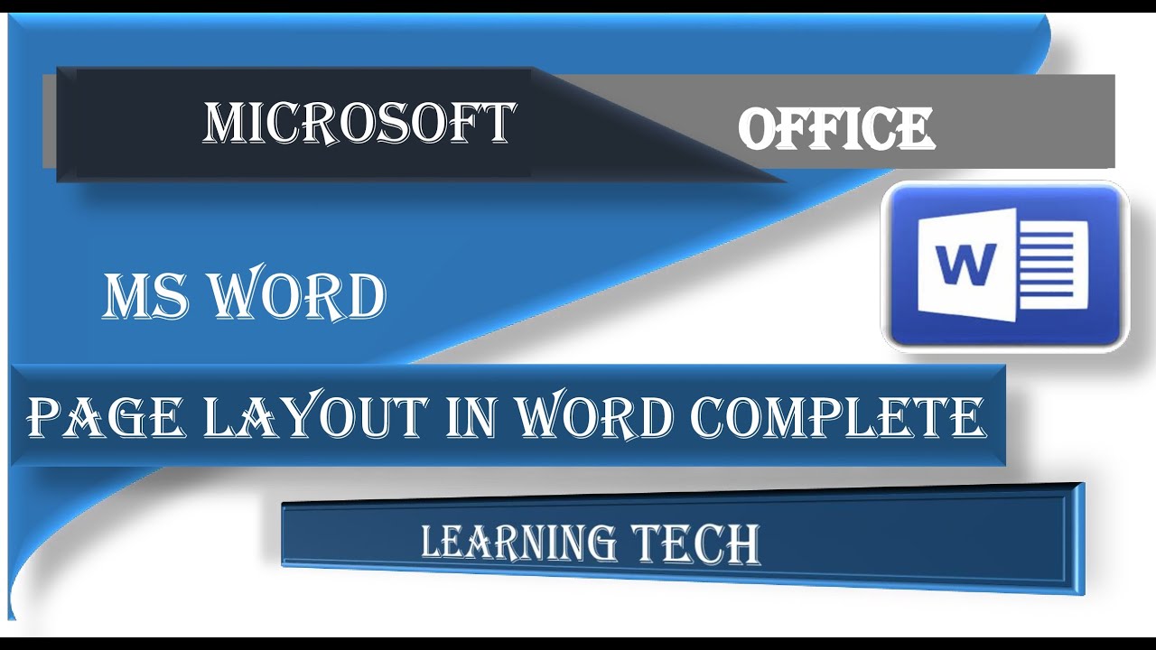 Page Layout Tab in ms word complete tutorial in urdu