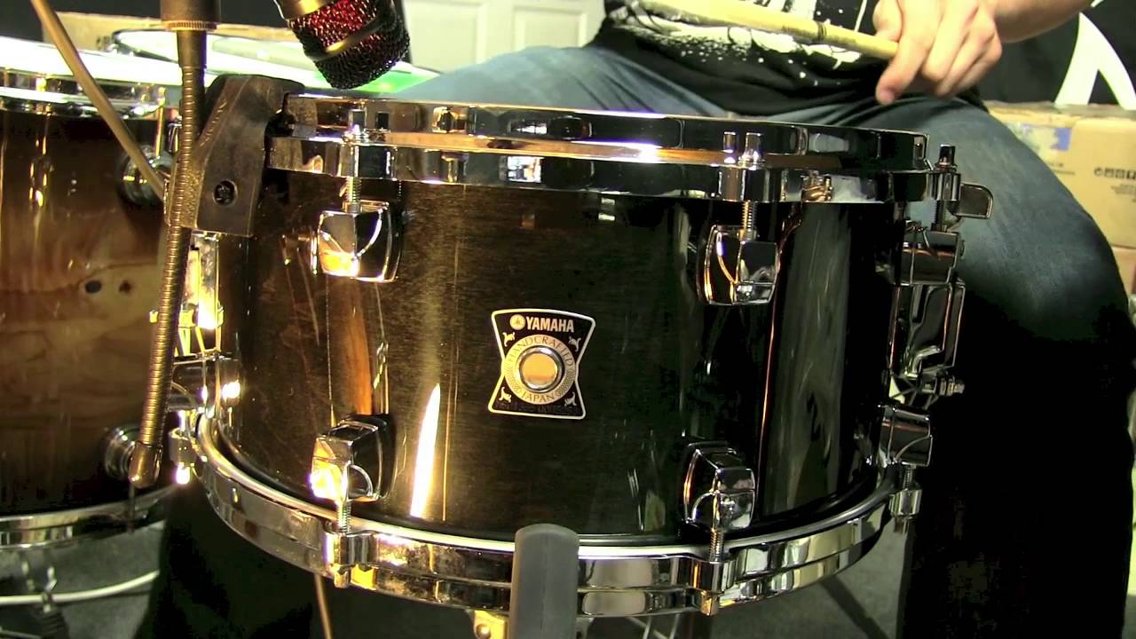 Yamaha Sensitive Series Maple 13x6.5 Black Maple Snare