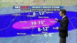 Brandon Orr's 6:00 p.m. Winter Storm Update - February 15, 2015