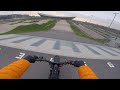 *ESCAPE* RIDING DIRTBIKES ON OLYMPIC RACE TRACK!!