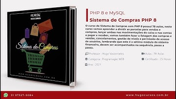 Sistema de Compras PHP 8 - Aula 07 - Ajax para inserir receita