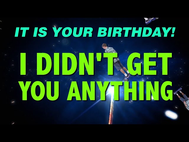 HAPPY BIRTHDAY JESUS! This is your gift.