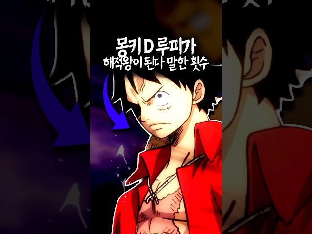루피가 시그니처 대사를 외친 횟수