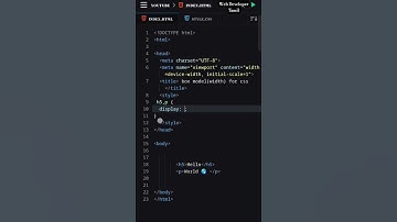 💻What is Display property? | Tamil Explanation |           #coding #css #tamil #html #viral #shorts