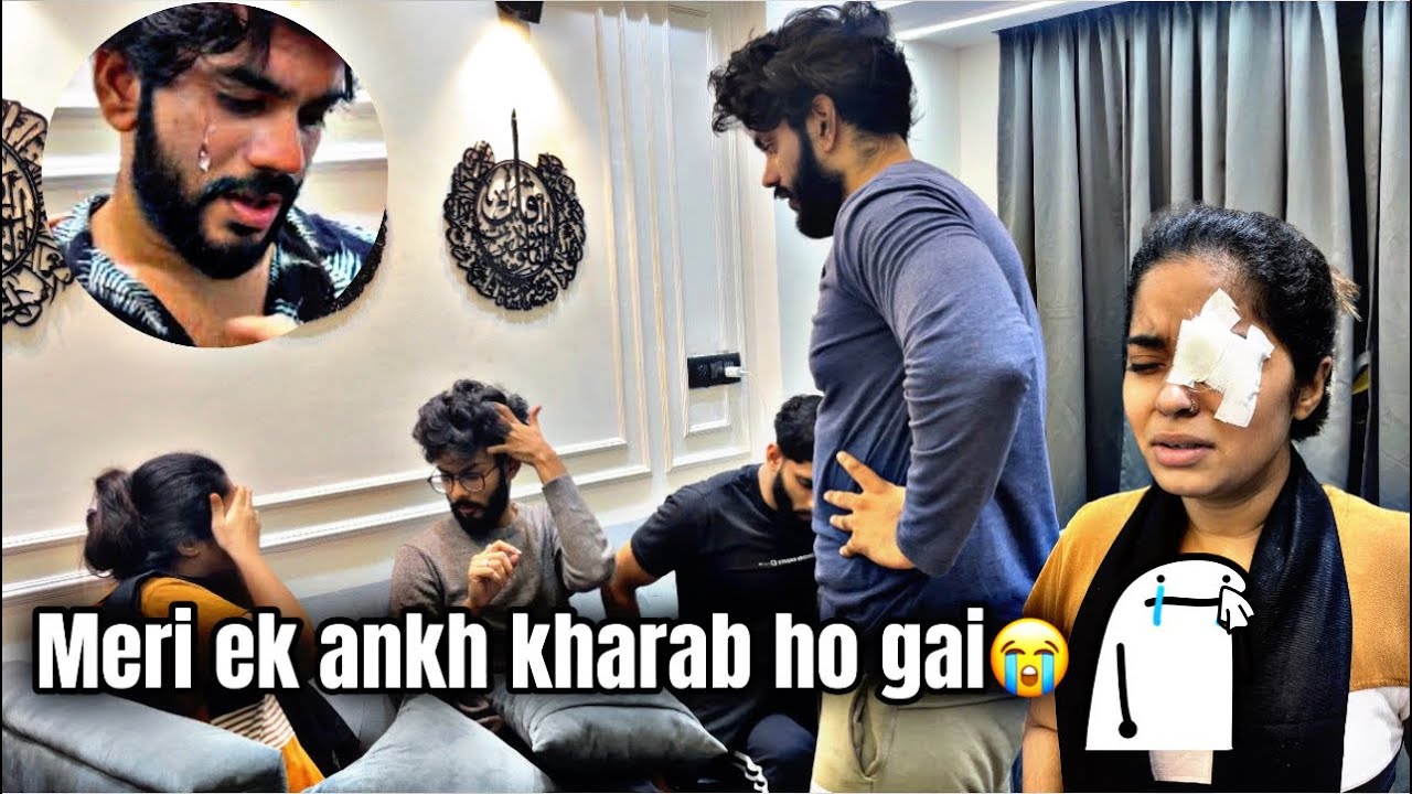Meri ek ankh kharab ho gai😭|| prank on Zeeshan || Haifa’s vlog|| 