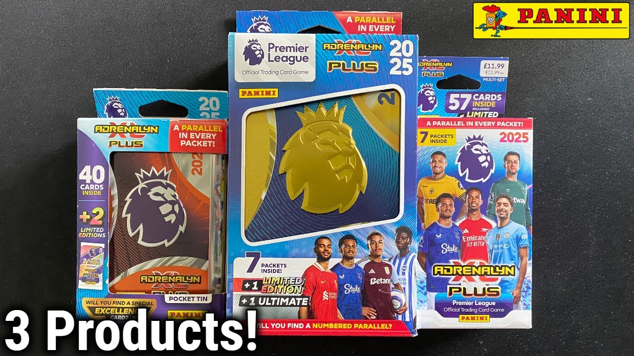 MEGA OPENING! - Panini Premier League Adrenalyn XL PLUS 2025 ⚽ (*3 PRODUCTS*)