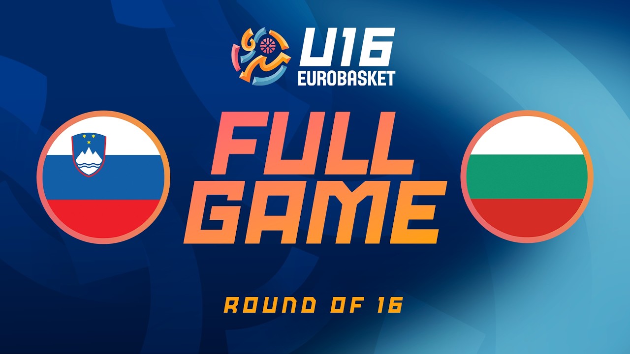 Round of 16 | Slovenia v Bulgaria | Full Basketball Game | FIBA U16 Women's EuroBasket 2026