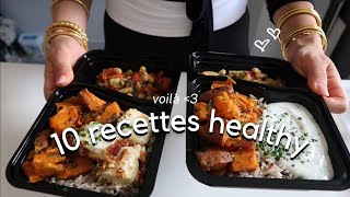 Recettes healthy/ protéinées