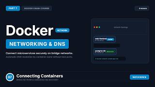 Connecting Containers with Docker Networks (Docker Crash Course #7)