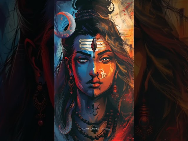 Chandrachooda Shiv Shankar Parvati 🎵 🌺 🙏 I Ardhnarishwar 🙏🙏 #shorts #ardhnarishwar #mahadev #parvati class=