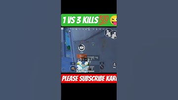 1 vs 3 new short video bGMi🥰🔥#pubg #gaming#pubg  #pubgmobile #shortsfeed #shorts #pubghighlights