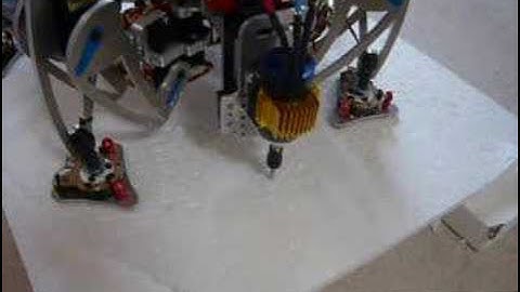 Hexapod Robot CNC Router - Cutting Shape