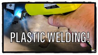 How To Fix  Broken Motorcycle Fairings!  Plastic Welding Using An Amazon Plastic Welding Kit.