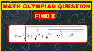 how to solve an equation with infinite nested radicals, olympiad math question Net Worth