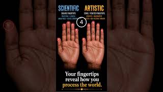 🧪 SCIENTIFIC or 🎨 ARTISTIC? Your Fingertips Reveal It! 🔮 #shorts