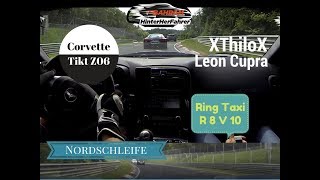 Dark Leyla Tikt Corvette Z06 With Thilo Leon Cupra On A Fun Lap At The Nordschleife, Than The Ring T