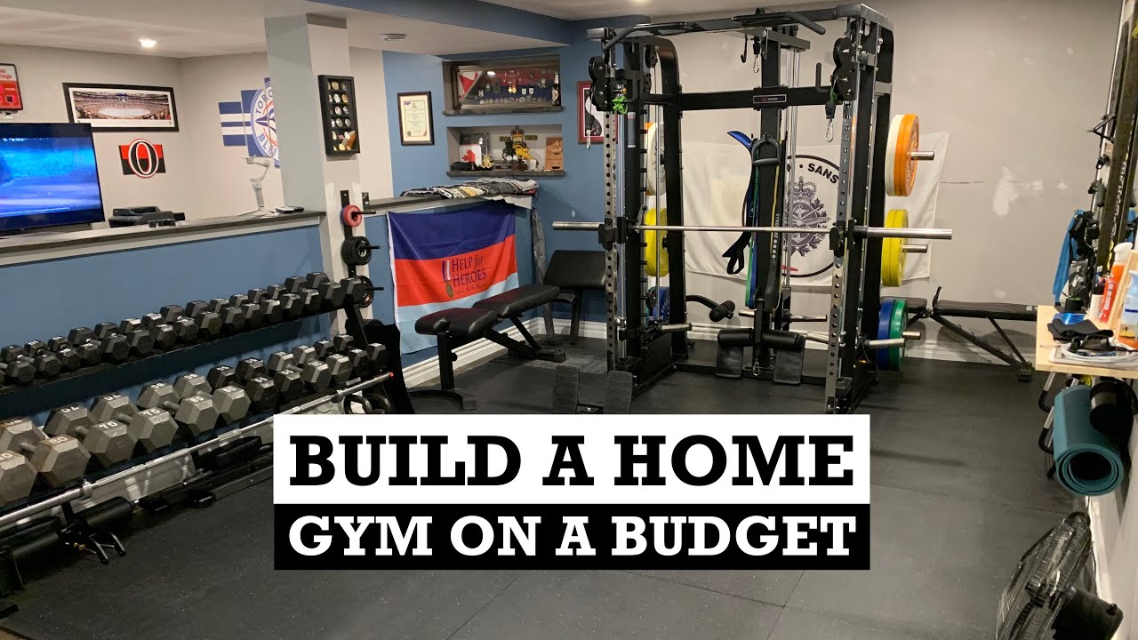 How to Build a Home Gym on a Budget!! - YouTube