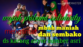 Antar sembako di desa kampung anyar sumber asri nglegok blitar
