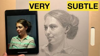 Portrait Drawing: Finishing Up (Vitruvian Studio)