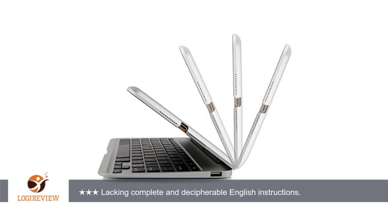 iPad Mini 4 Keyboard Case, iEGrow 7-color Backlit Slim Aluminum Bluetooth Keyboard with Protective