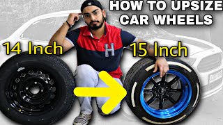 ALLOY UPSIZING & TIRE UPSIZING Tips 🔥 How To Perfectly Upsize Alloy Wheels 👍 Speedy Singh